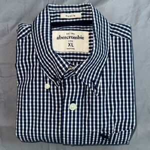 Abercrombie & Fitch Kid's Blue Checkered Shirt